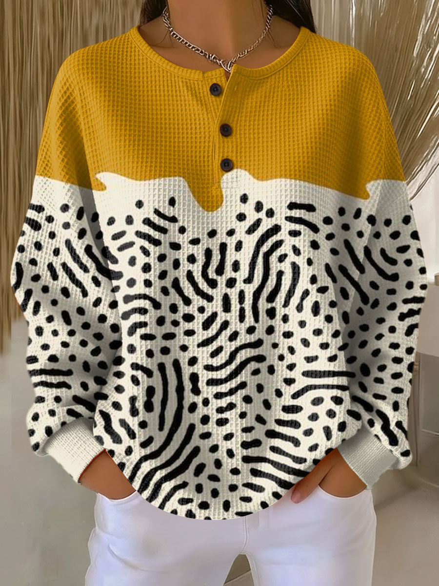 Maglione Uomo con Motivo Grafico Regular Fit - Brentozzi