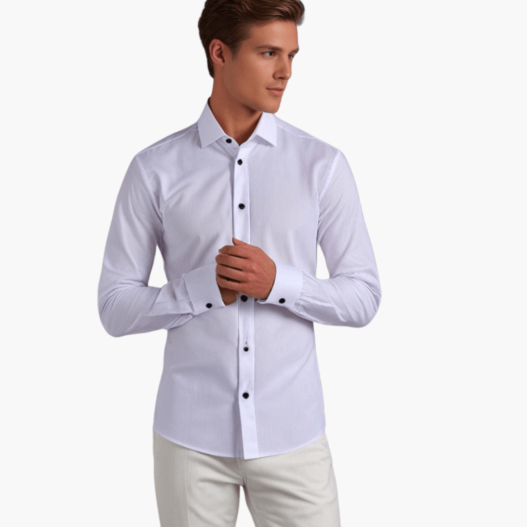 Camicia Uomo Slim Fit Manica Lunga