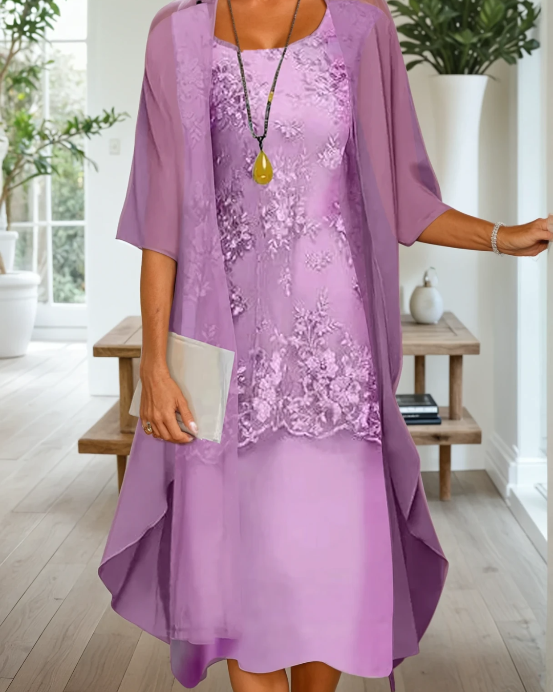 Abito Maxi Donna Elegante Vestibilità Classica