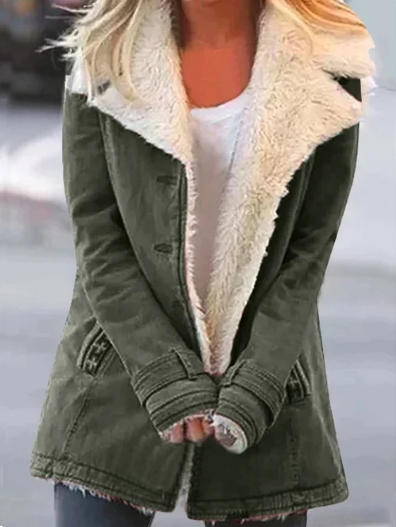 Giacca Invernale Donna Impermeabile Calda Leggera