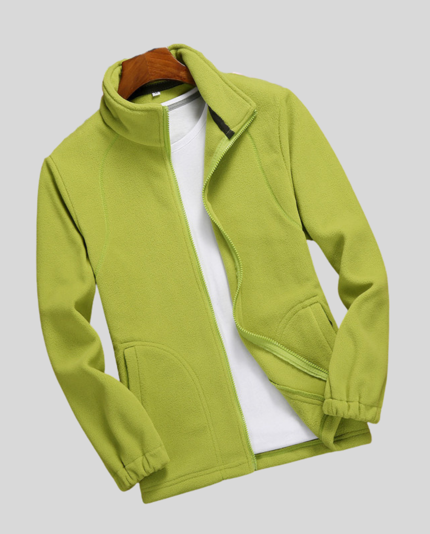 Giacca Donna in Pile Collo Alto