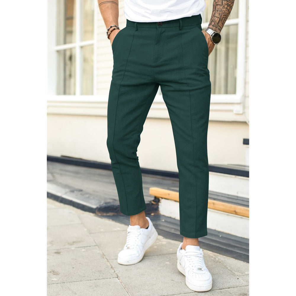 Pantaloni Uomo Eleganti Slim Fit