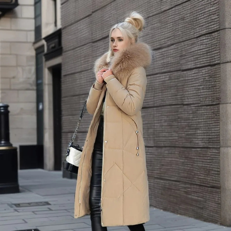 Giacca Invernale Donna Imbottita Stile Classico Calda