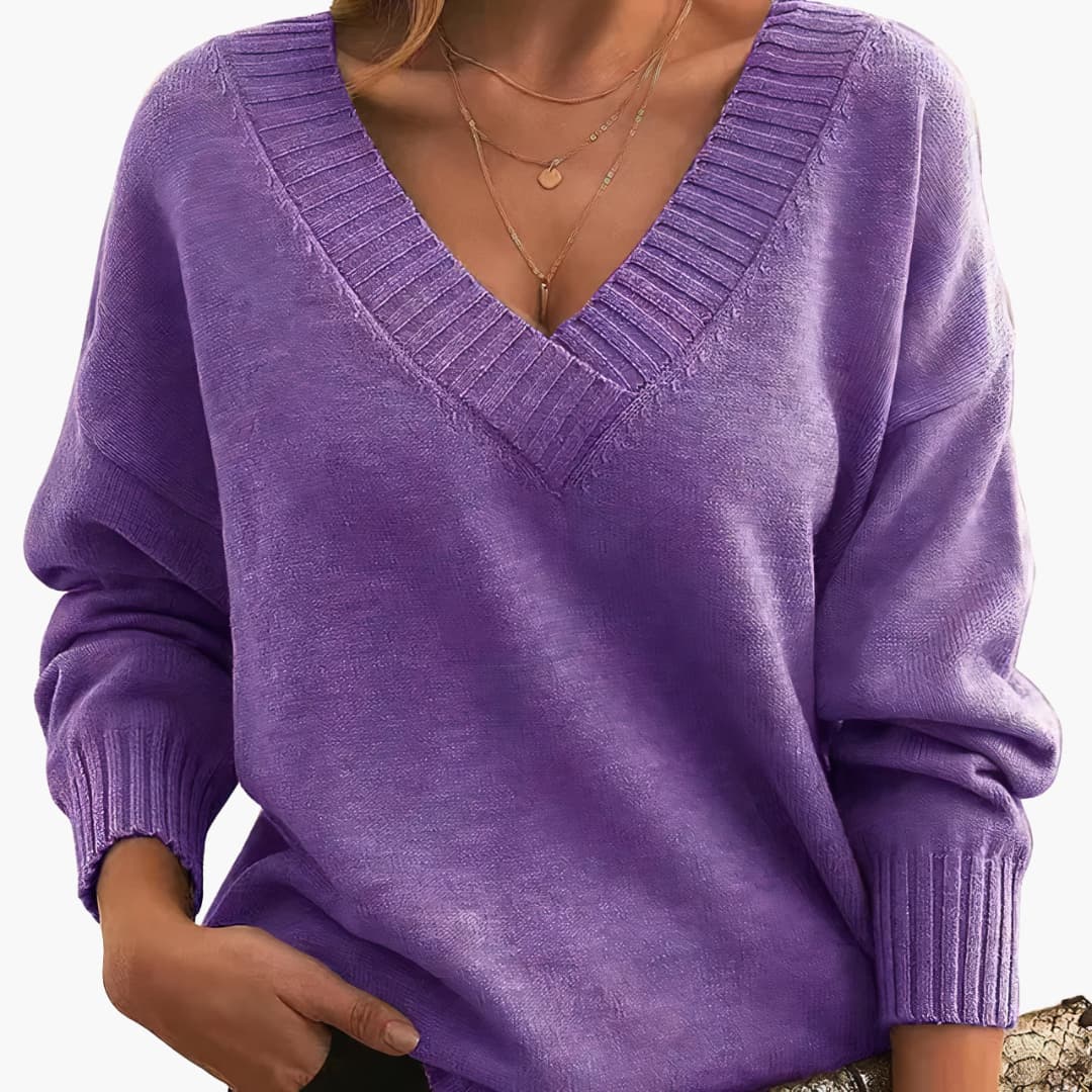 Maglione Donna Elegante Manica Lunga