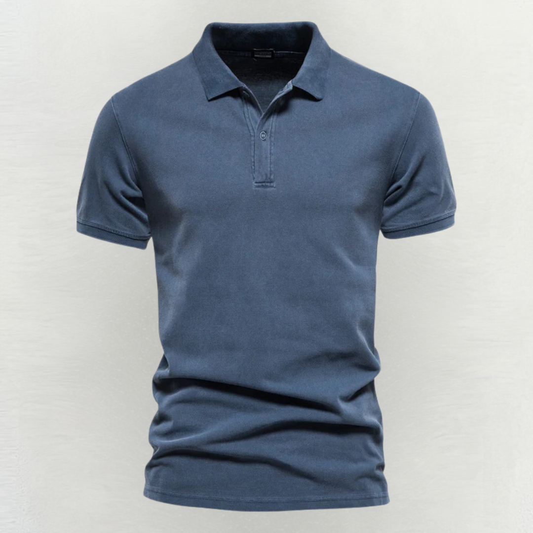 Polo Uomo Manica Corta con Abbottonatura Classica