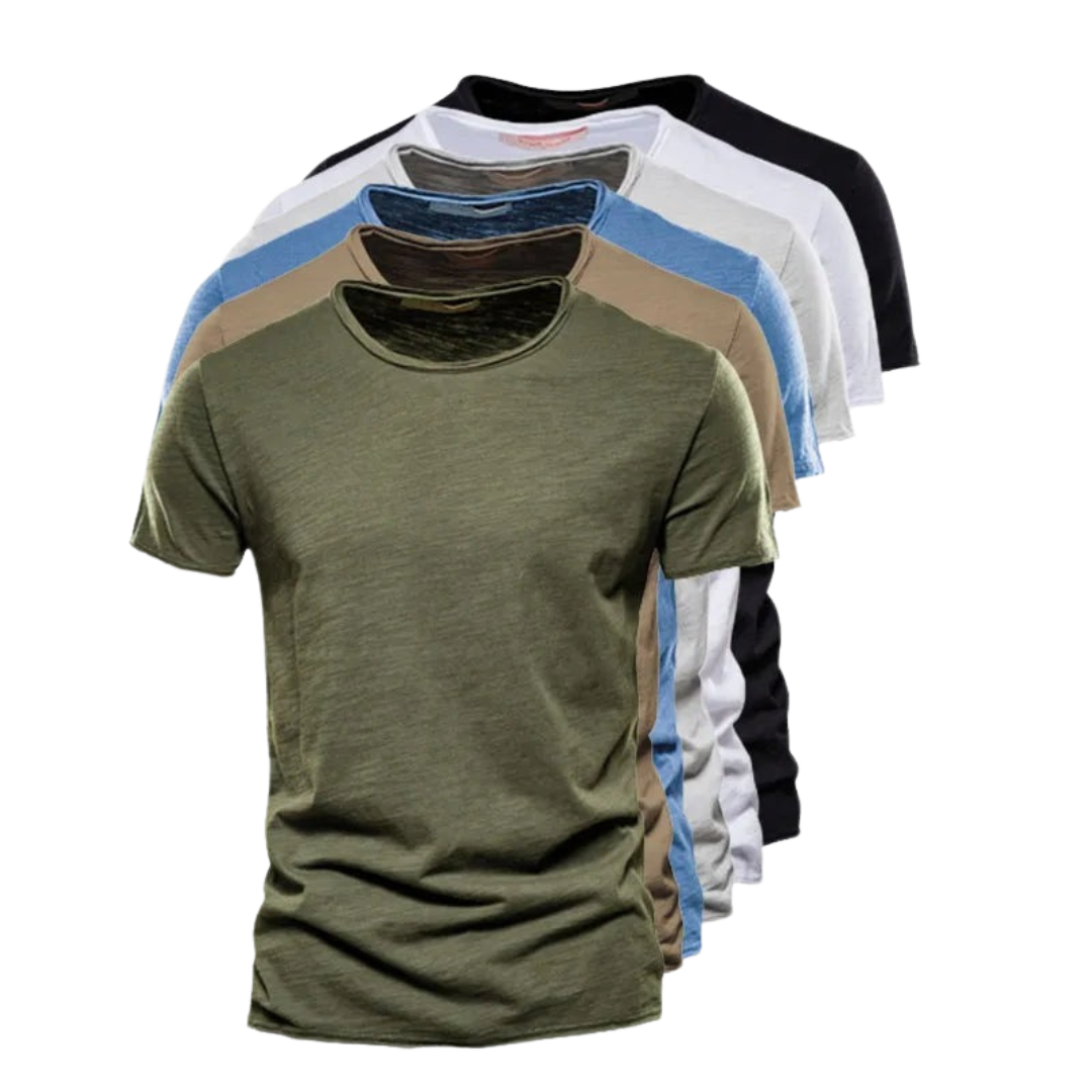 T-shirt Uomo Girocollo Classica Casual