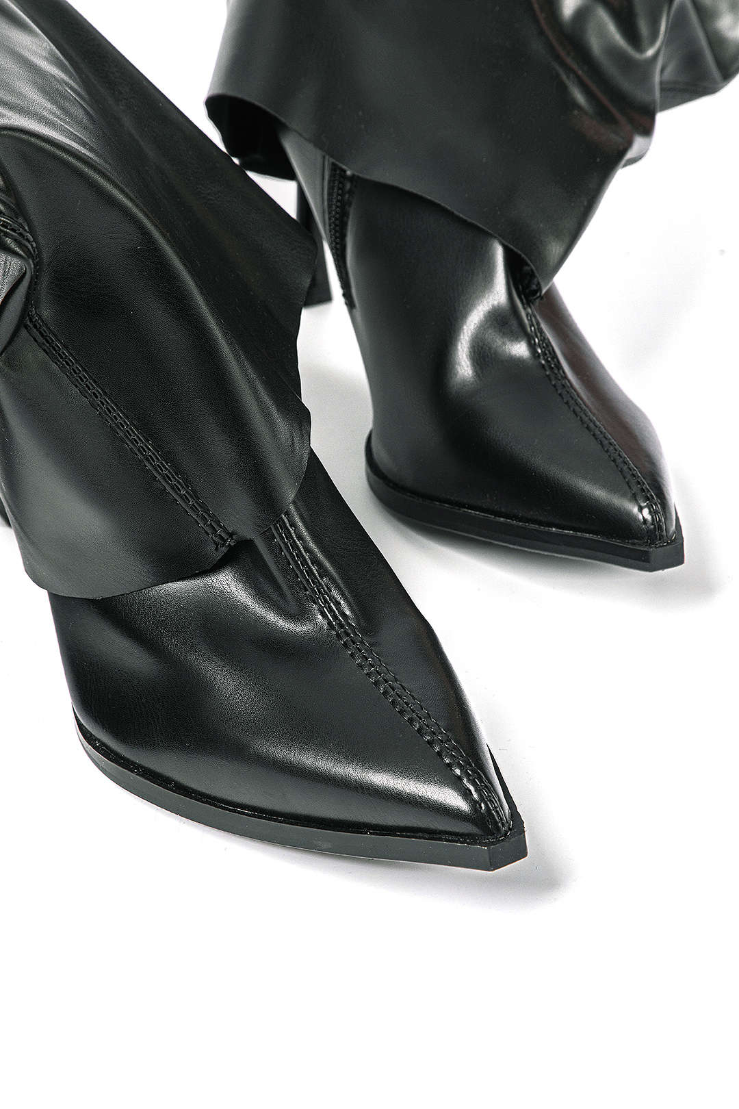 Stivali Donna Designer in Pelle Look Oversize