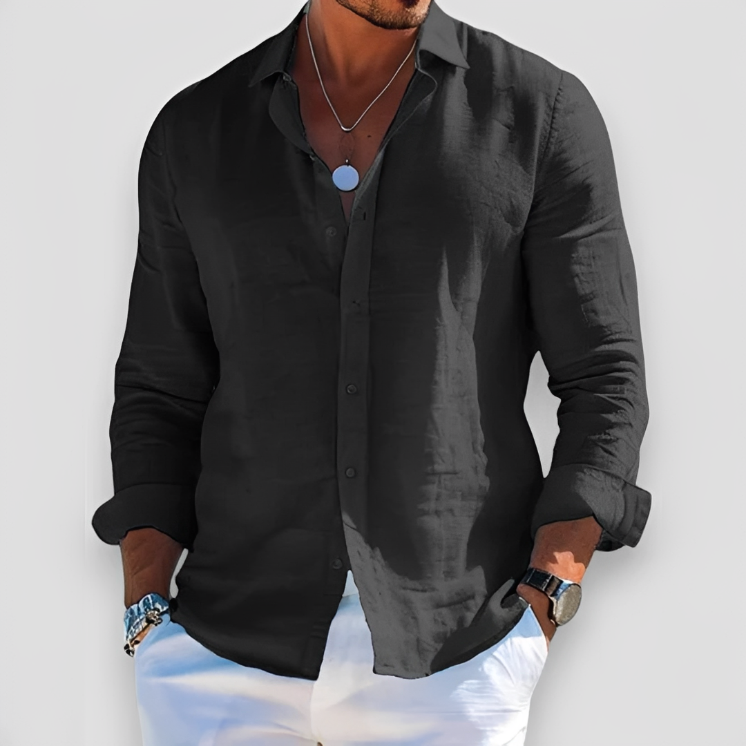 Estivo Uomo Stile Classico Semplice