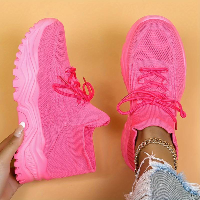 Sneaker Donna Estive Traspiranti Plateau