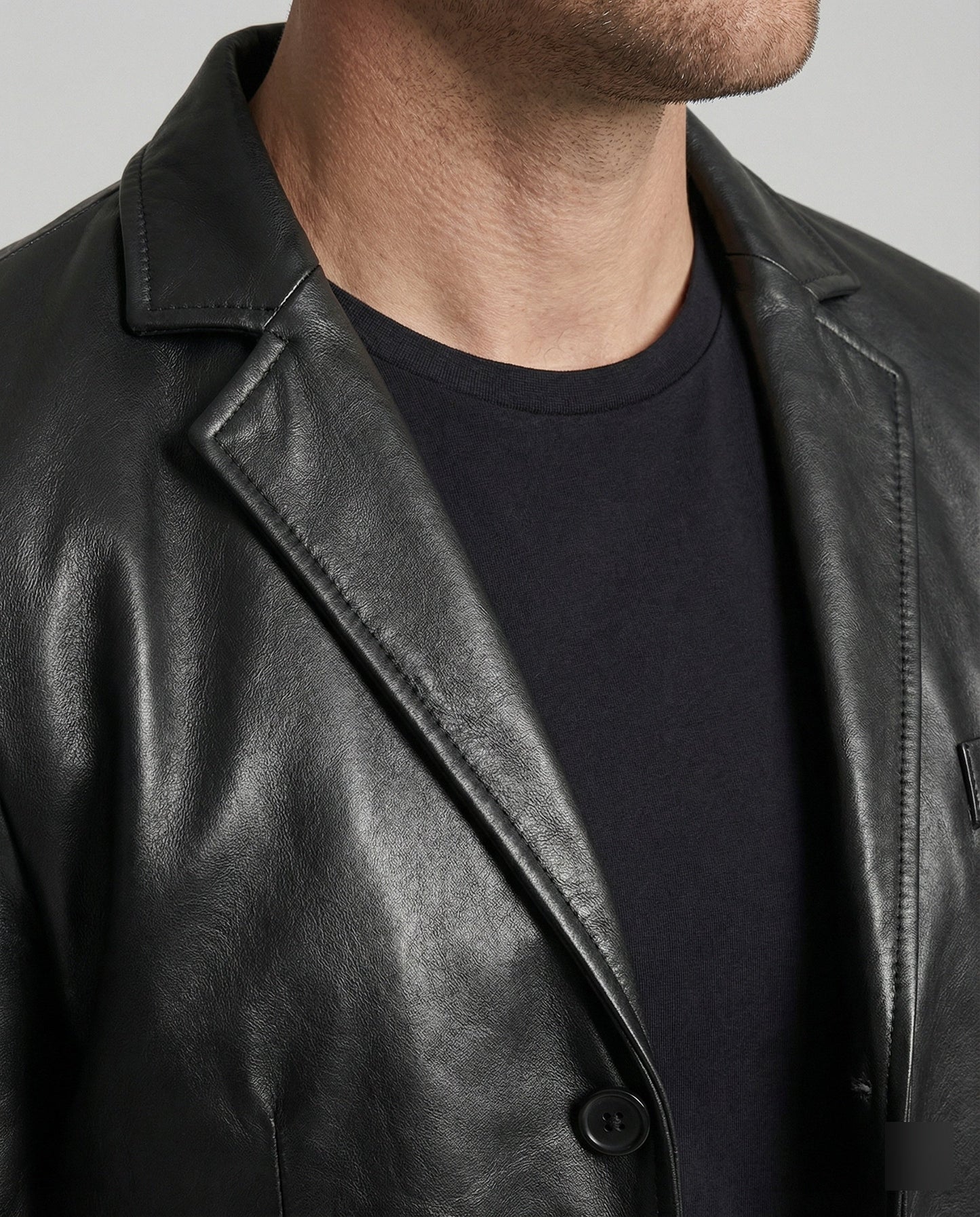 Blazer Uomo in Ecopelle Stile Moderno