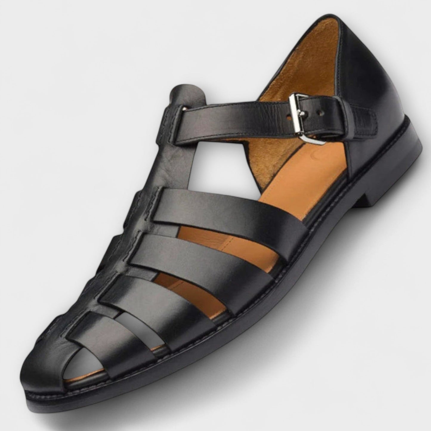 Sandali Uomo in Pelle Morbida Vestibilità Confortevole