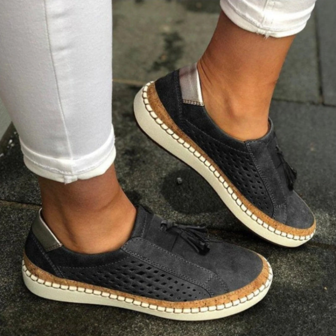 Sneakers Slip-On Donna Casual Forate