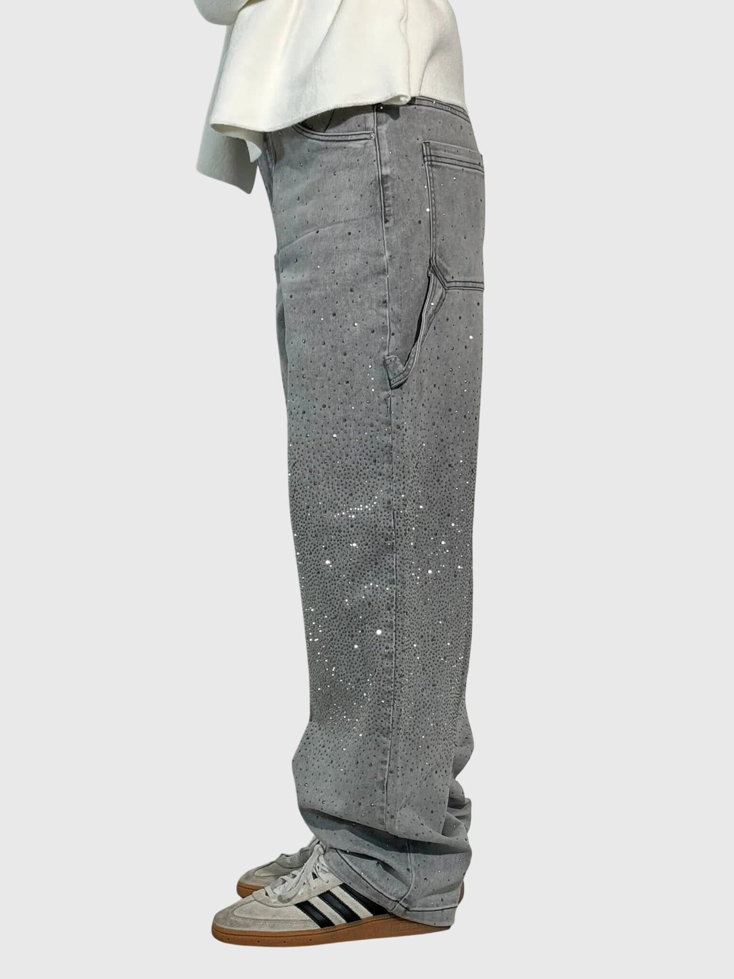 Jeans Donna Lucidi Tessuto Denim Slim Fit