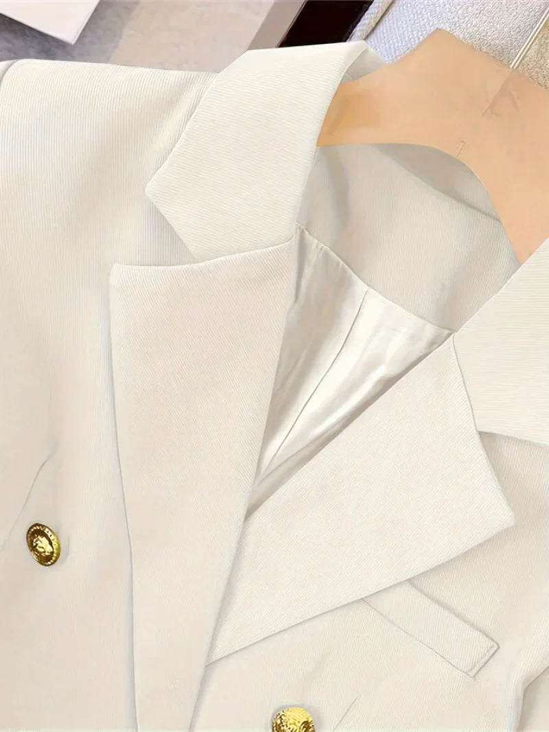 Blazer Donna Slim Fit Bottoni Decorativi