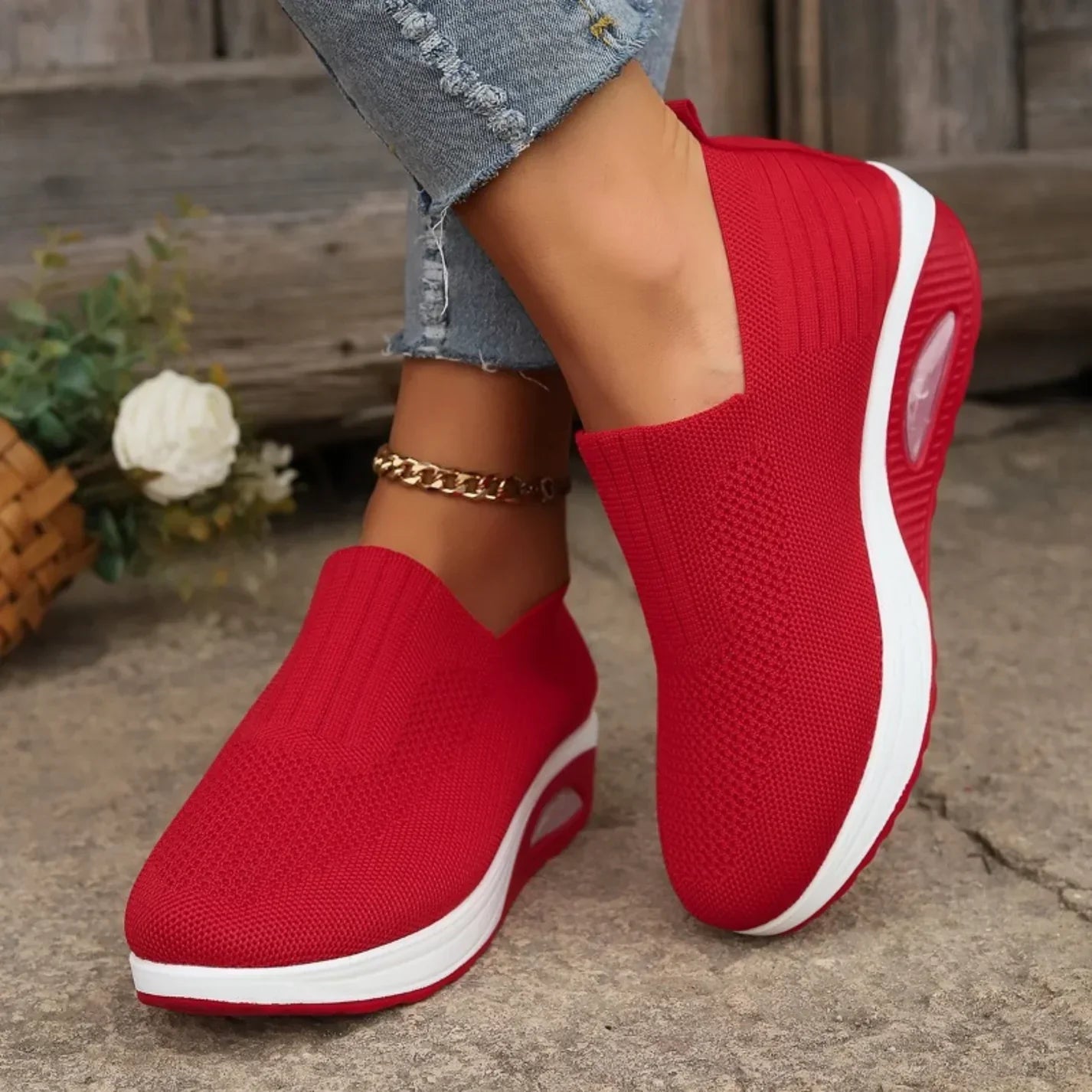 Sneaker Slip On Uomo Ortopediche Comode