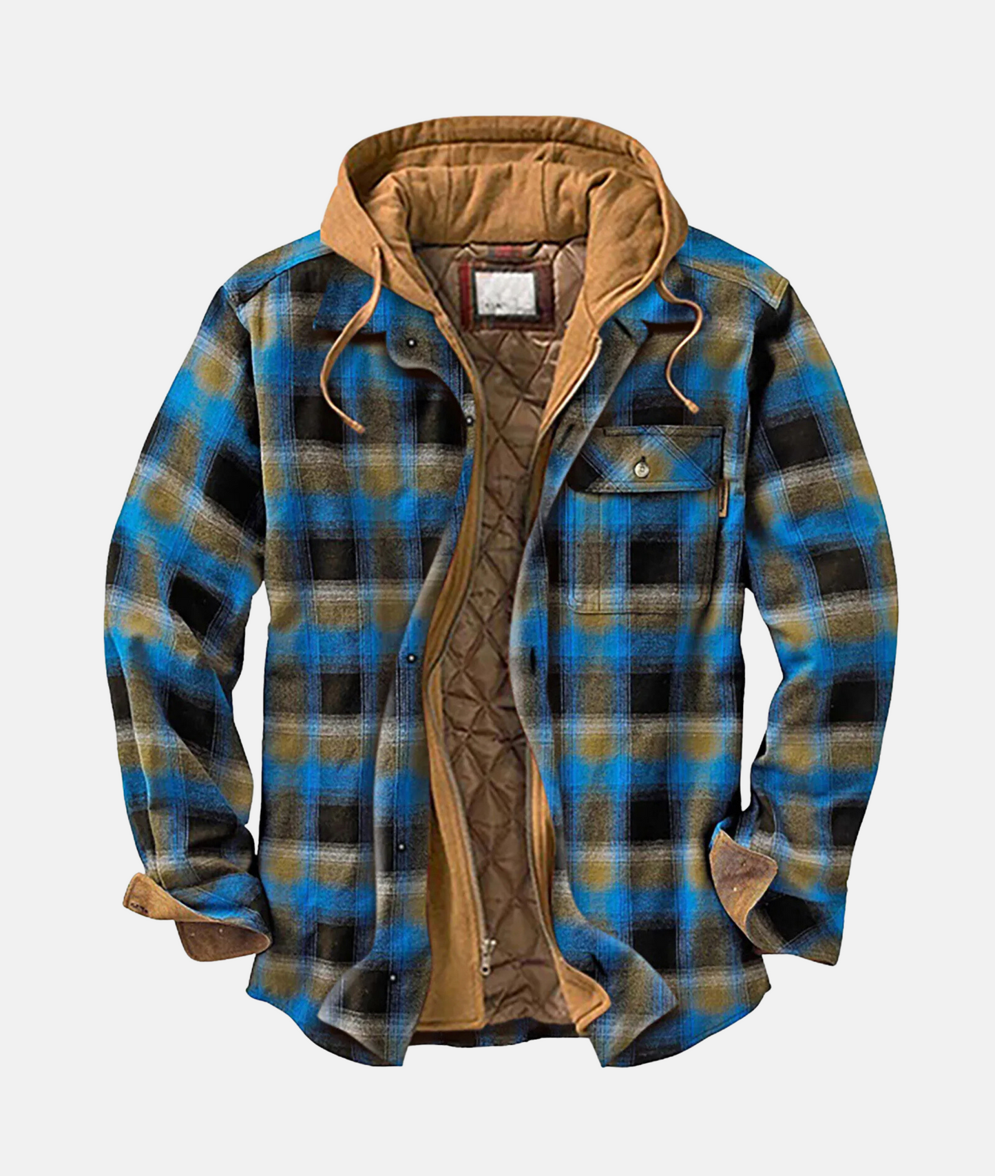 Camicia Uomo in Flanella a Quadri Regular Fit