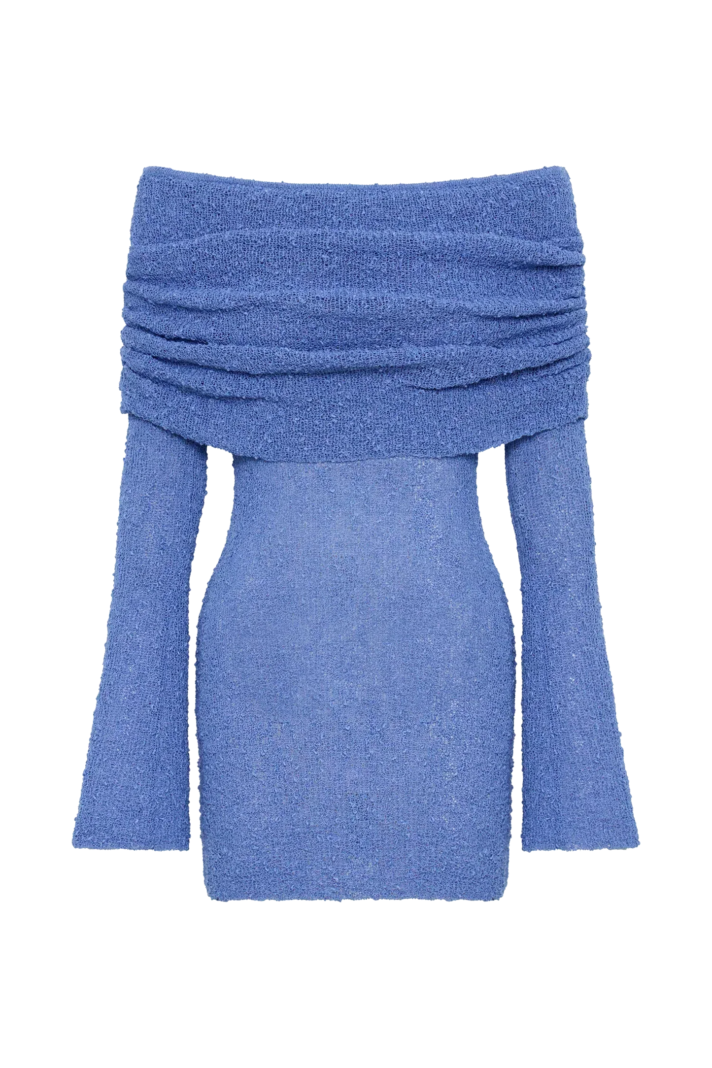 Abito Corto Donna Scollo Bardot Manica Corta