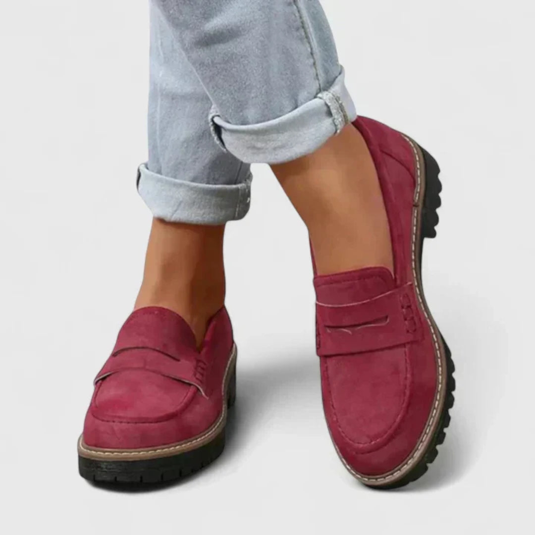 Mocassini Donna Slip-On Suola Spessa Comodi