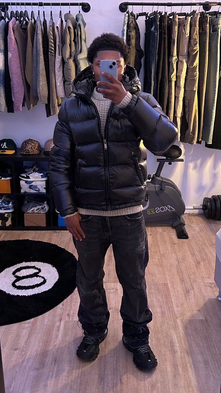Giacca Uomo Invernale Imbottita Foderata Sherpa