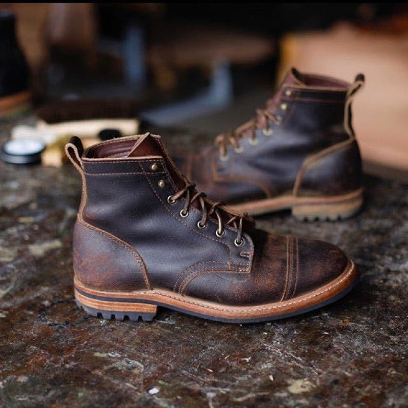 Scarpe Stringate Uomo Altezza Caviglia Suola Antiscivolo
