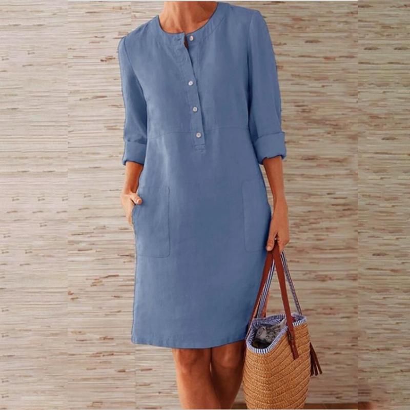 Abito Mini Donna Girocollo Manica Corta