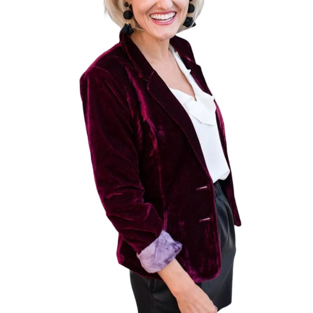 Blazer Donna per Ufficio Taglio Classico Versatile