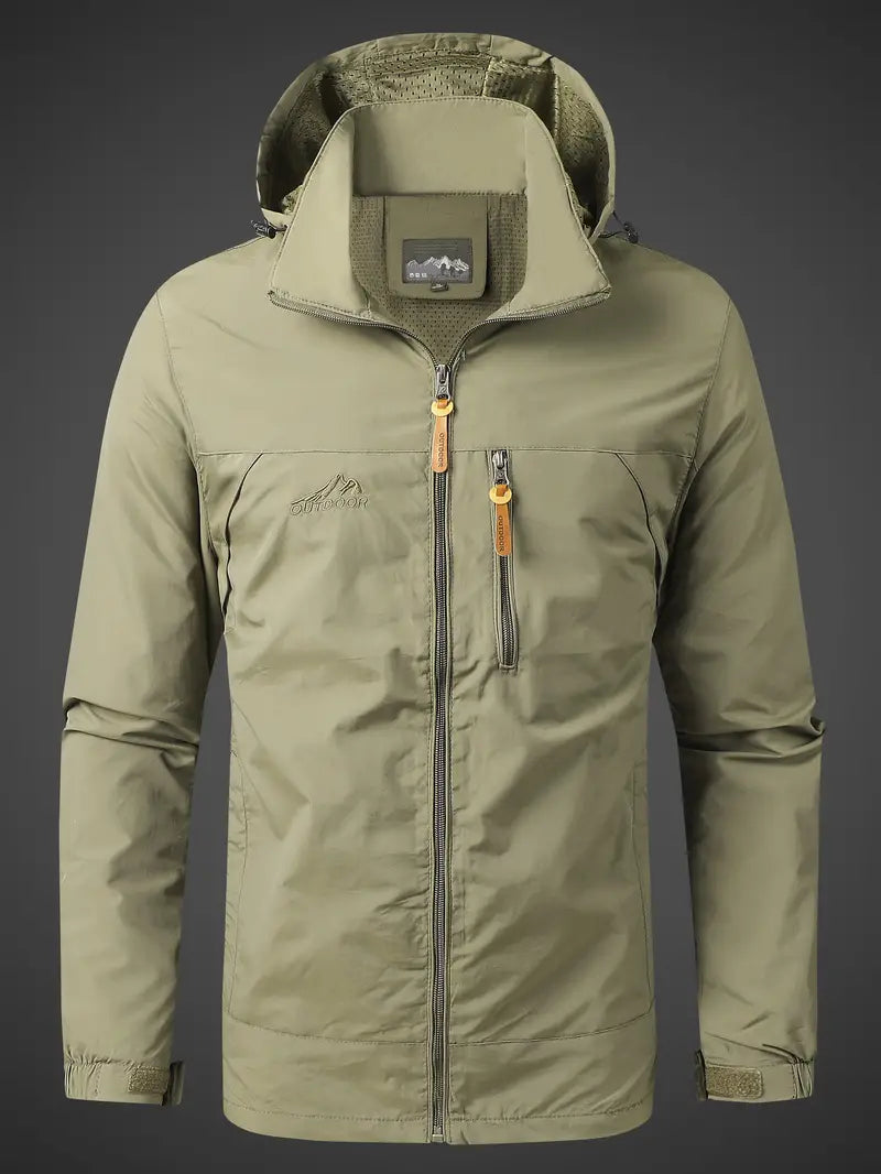 Giacca Outdoor Uomo Impermeabile Traspirante Leggera