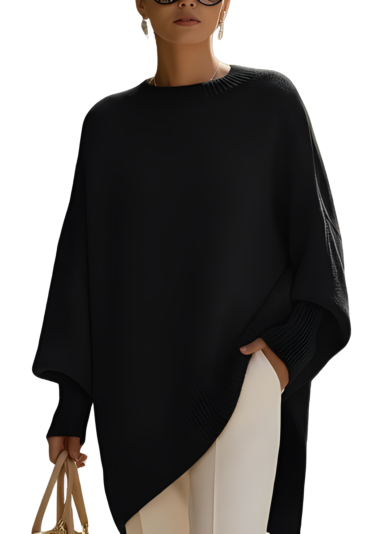 Maglione Oversize Donna Stile Modaiolo Morbido