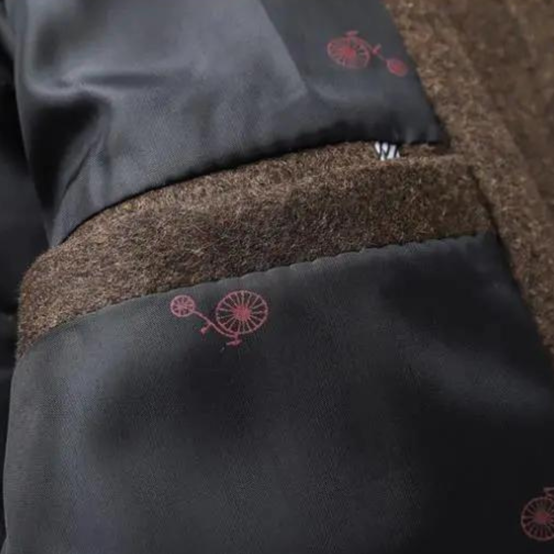 Cappotto Uomo Lana Imbottito Invernale Collo Alto