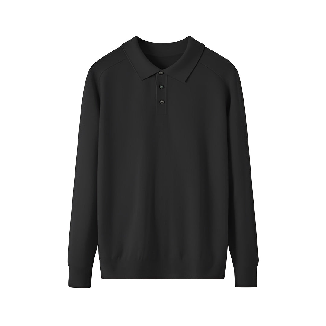 Maglione Uomo in Lana Collo a Risvolto