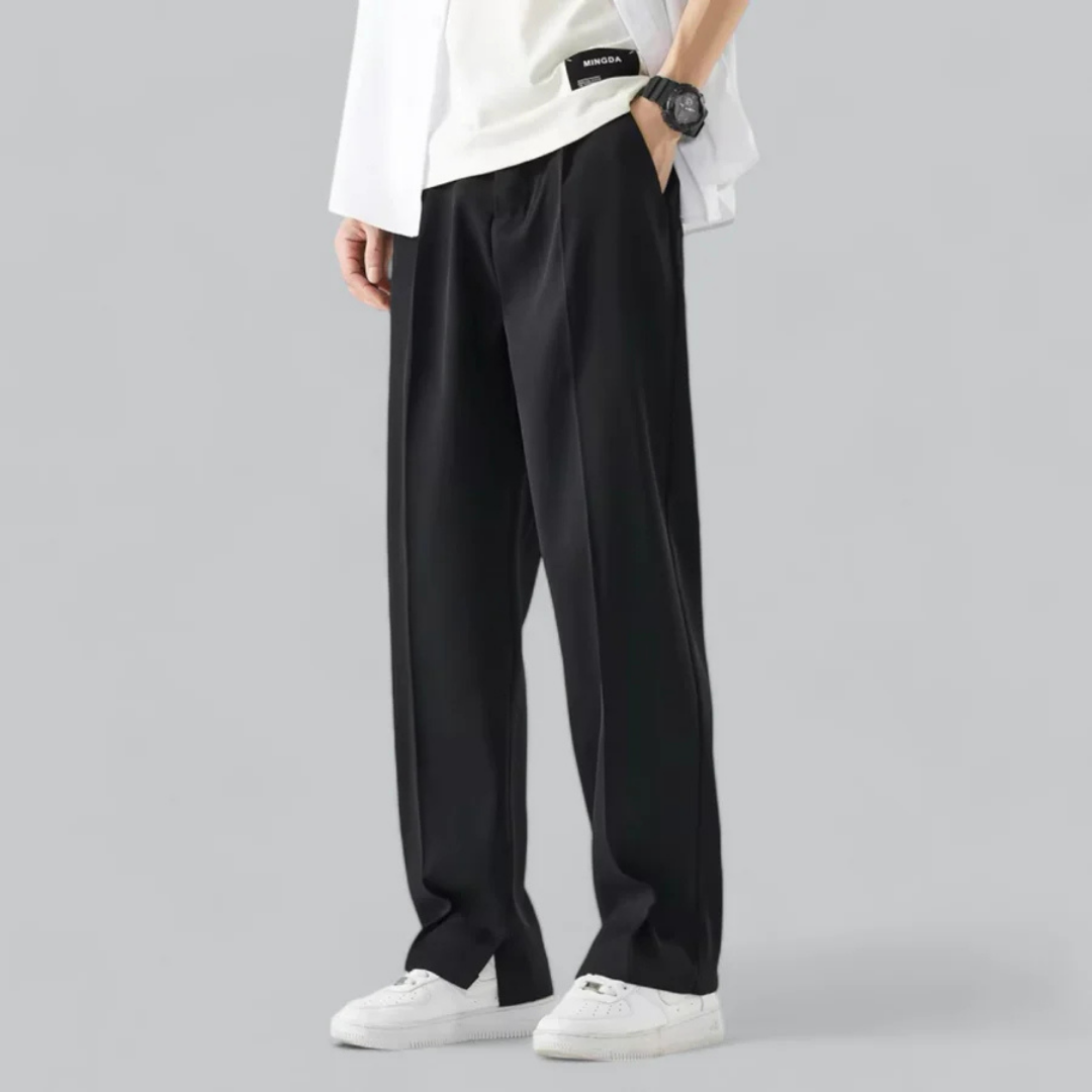 Pantaloni Uomo Vestibilità Ampia Silhouette Larga