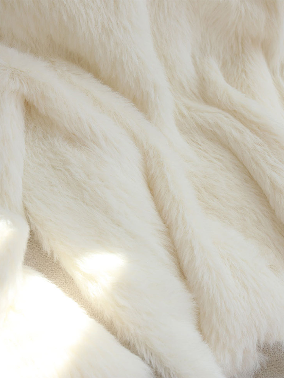 Maglione Donna Scollo a V Morbido Maglia con Texture Fuzzy