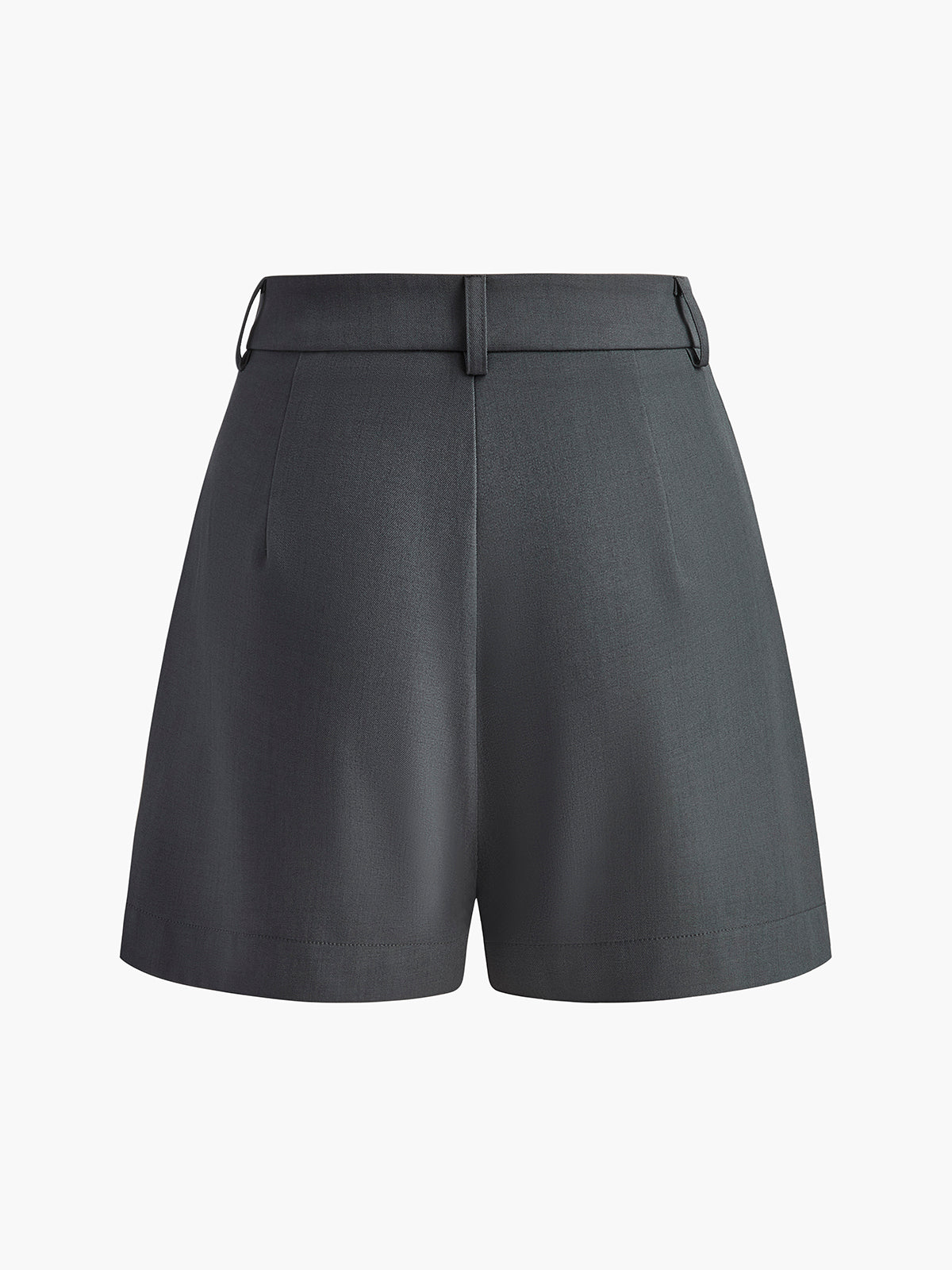 Shorts Donna Vita Alta Gamba Dritta Orlo Sulla Anche