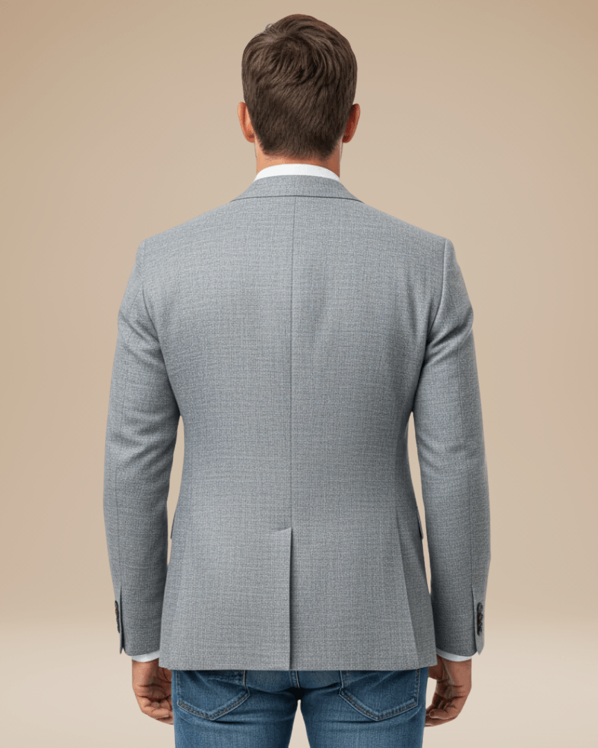 Blazento | Blazer Uomo Slim Fit Tessuto Revers a Lancia Due Botton 6