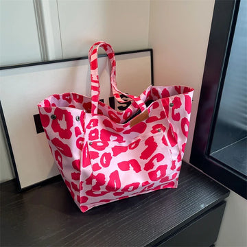 Borsa a tracolla da donna con stampa leopardata, design alla moda 3