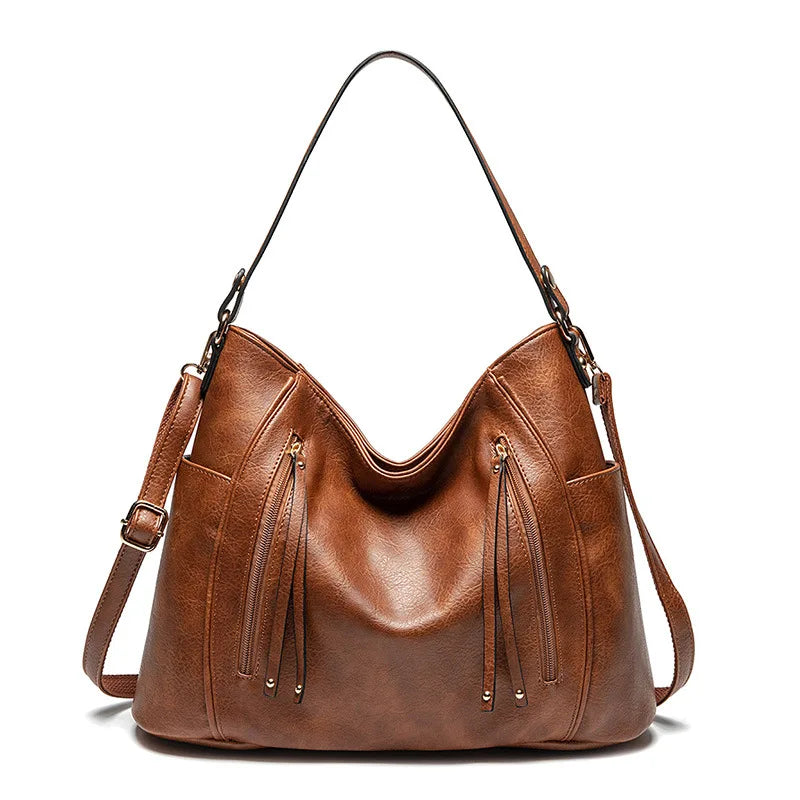 Borsa a tracolla elegante da donna in PU spaziosa 11