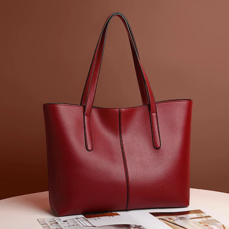 Borsa tote da donna elegante e capiente, in tessuto ecologico 3