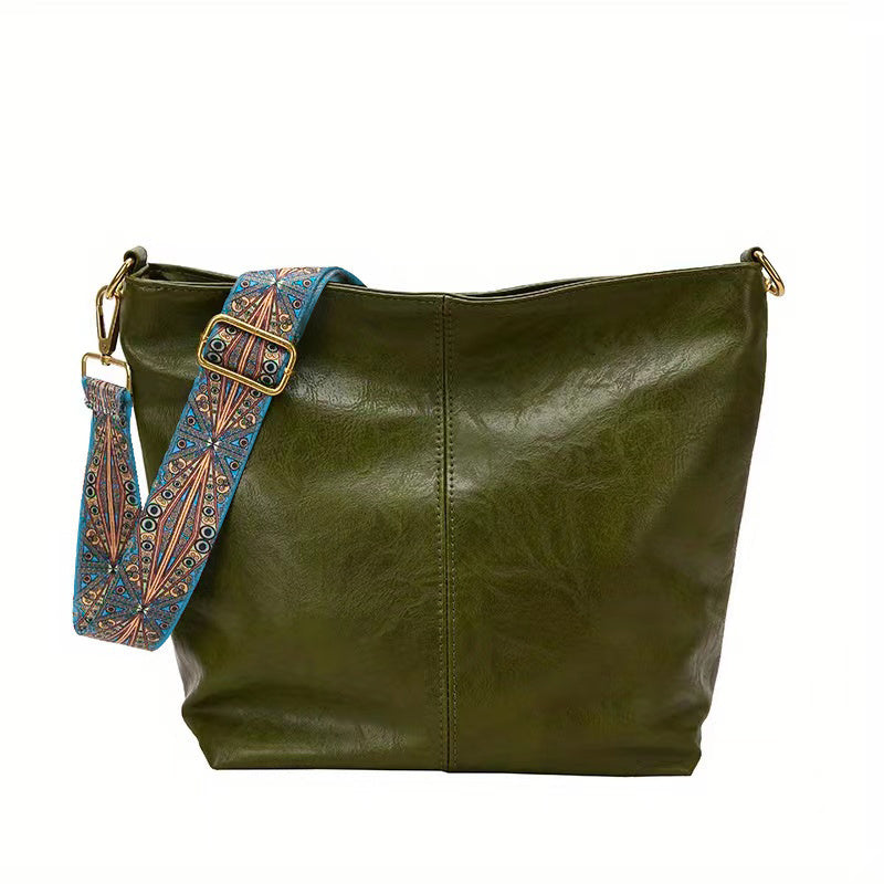 Borsa tote in pelle da donna, elegante, design elegante, interno spazioso 4