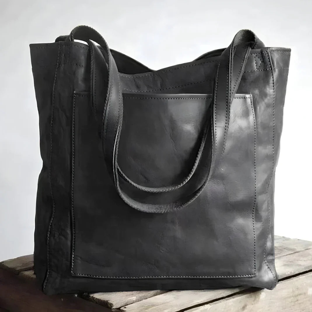 Borsa unisex elegante realizzata a mano in pelle pieno fiore di prima qualità 5