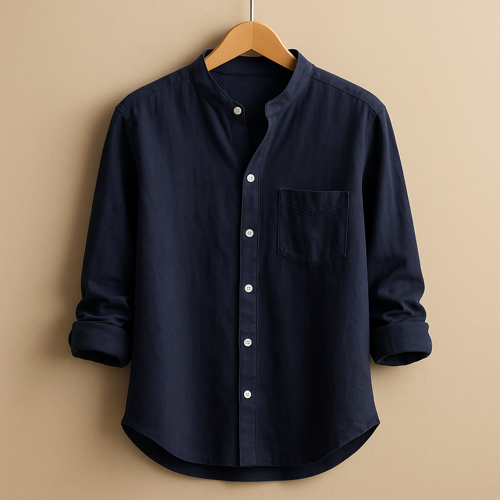 Camicia leggera con colletto classico da donna | Yara 6