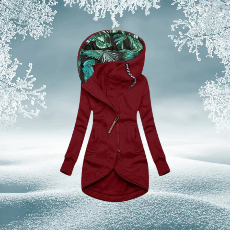 Parka Donna Impermeabile con Cappuccio Caldo Invernale