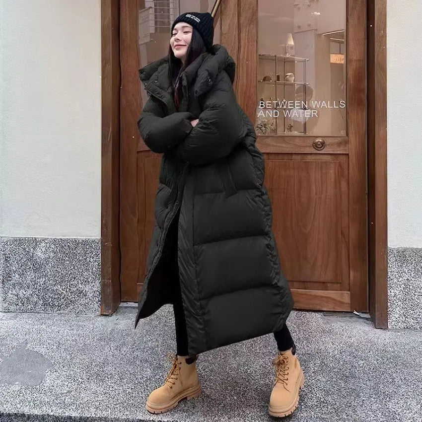 Giacca Invernale Lunga Donna Calda Comoda