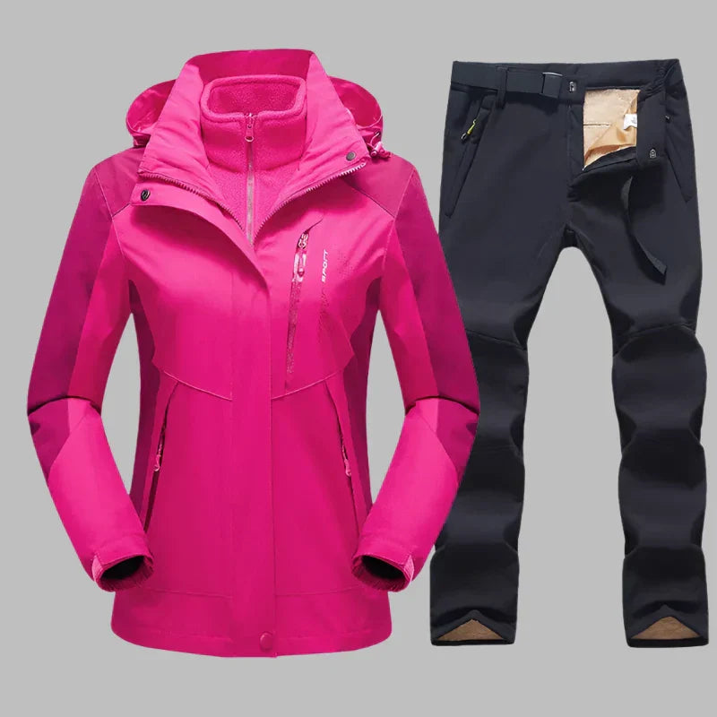 Tuta Sci Donna Set Invernale Funzionale Impermeabile