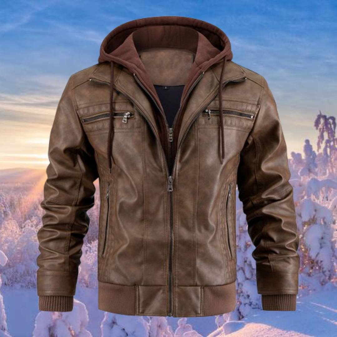 Giacca Invernale Uomo Elegante Vestibilità Classica