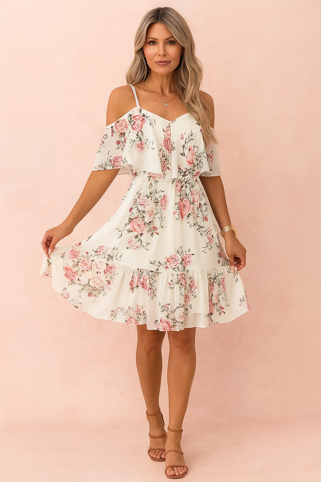 Diana | Abito estivo in chiffon floreale 2