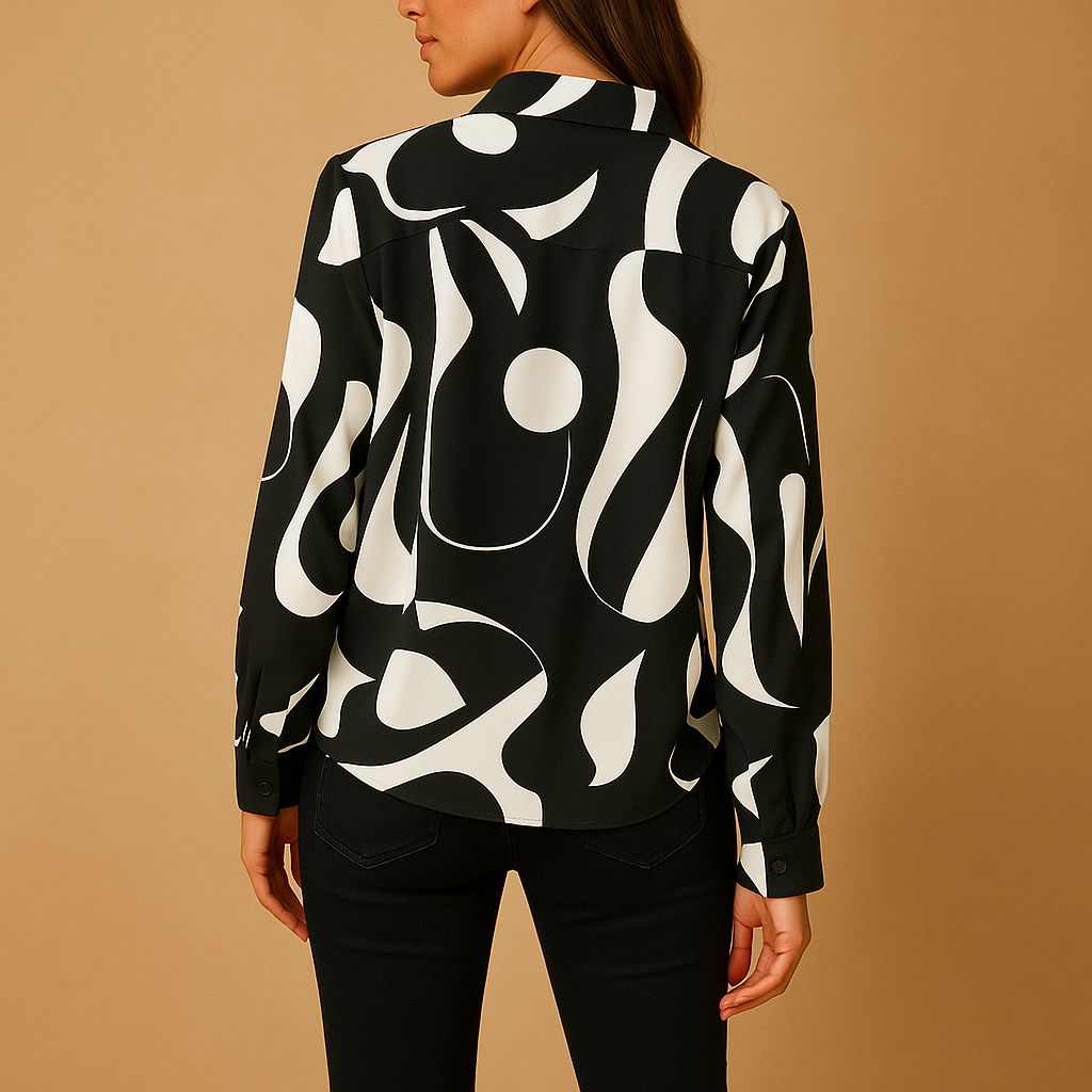 Elin | Elegante camicetta stampata da donna 2