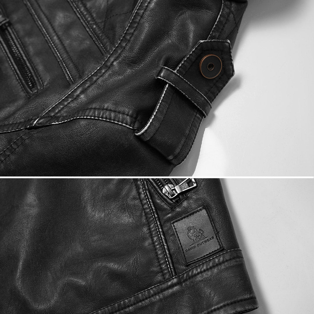 Giacca Uomo in Pelle Vestibilità Classica