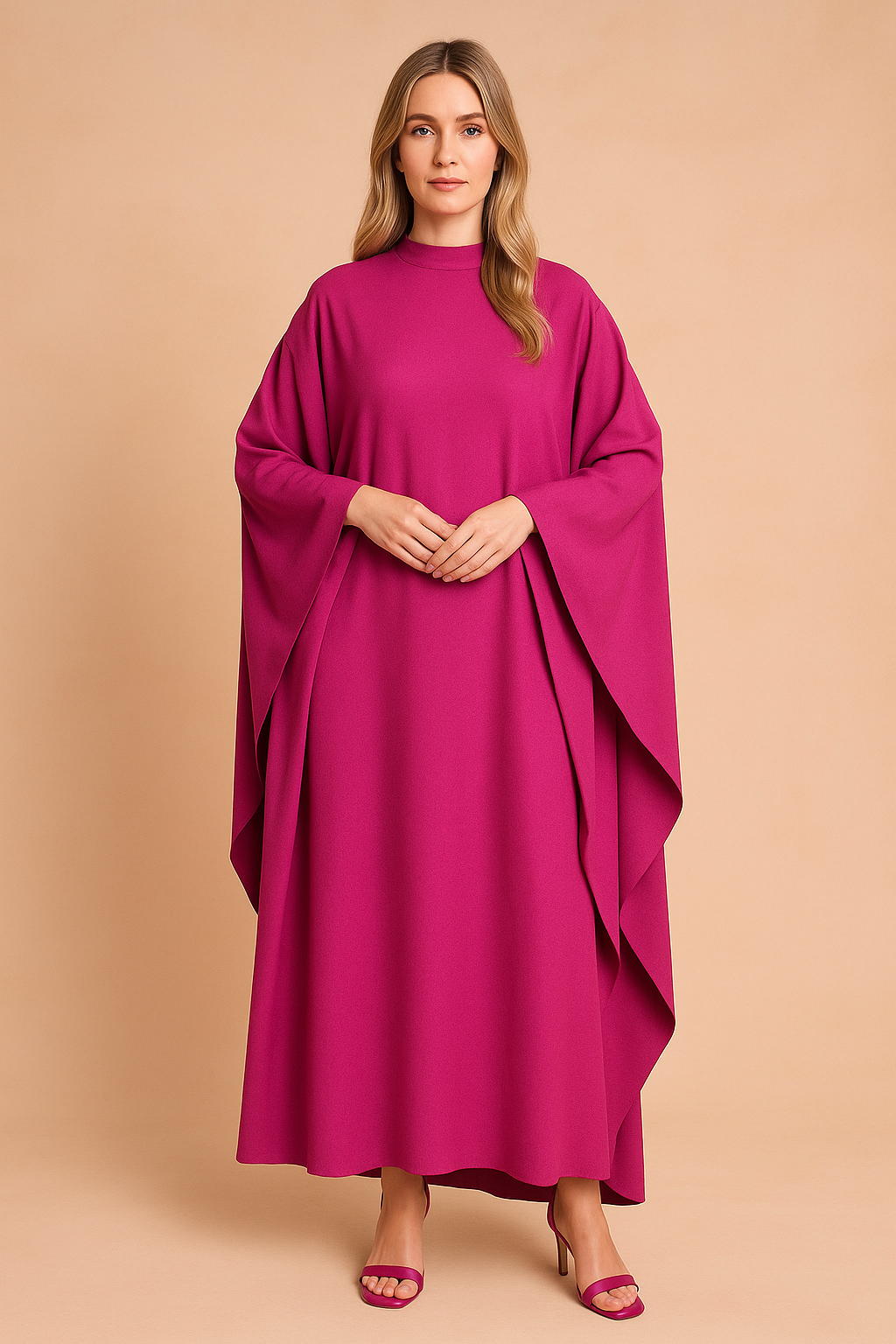 Estela | Elegante abito con maniche a pipistrello 4