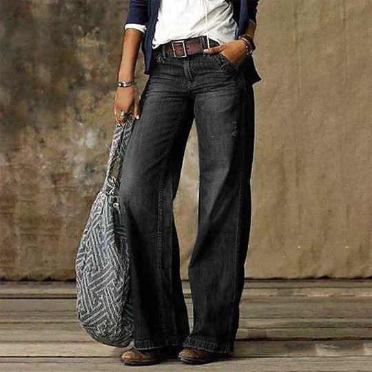 Jeans Baggy Donna Vestibilità Ampia