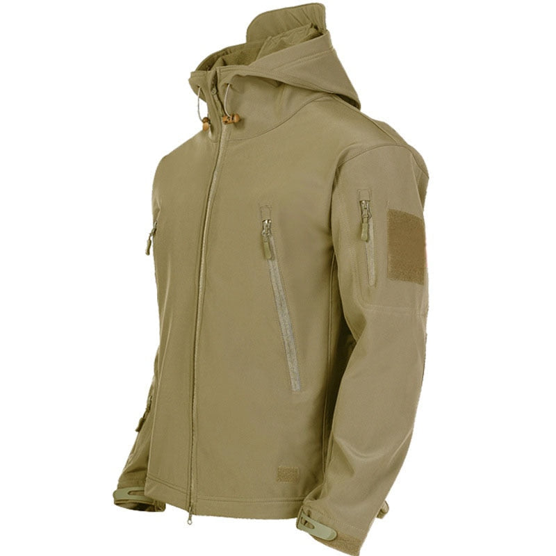 Giacca Uomo Outdoor Impermeabile Antivento con Tasche Antifurto